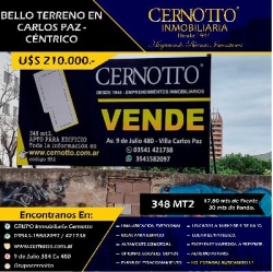 TERRENO EN VENTA PARA LEVANTAR EDIFICIO, sobre calle Pellegrini